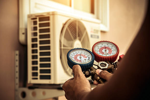 Professional Hvac technician working in Bruno, MN